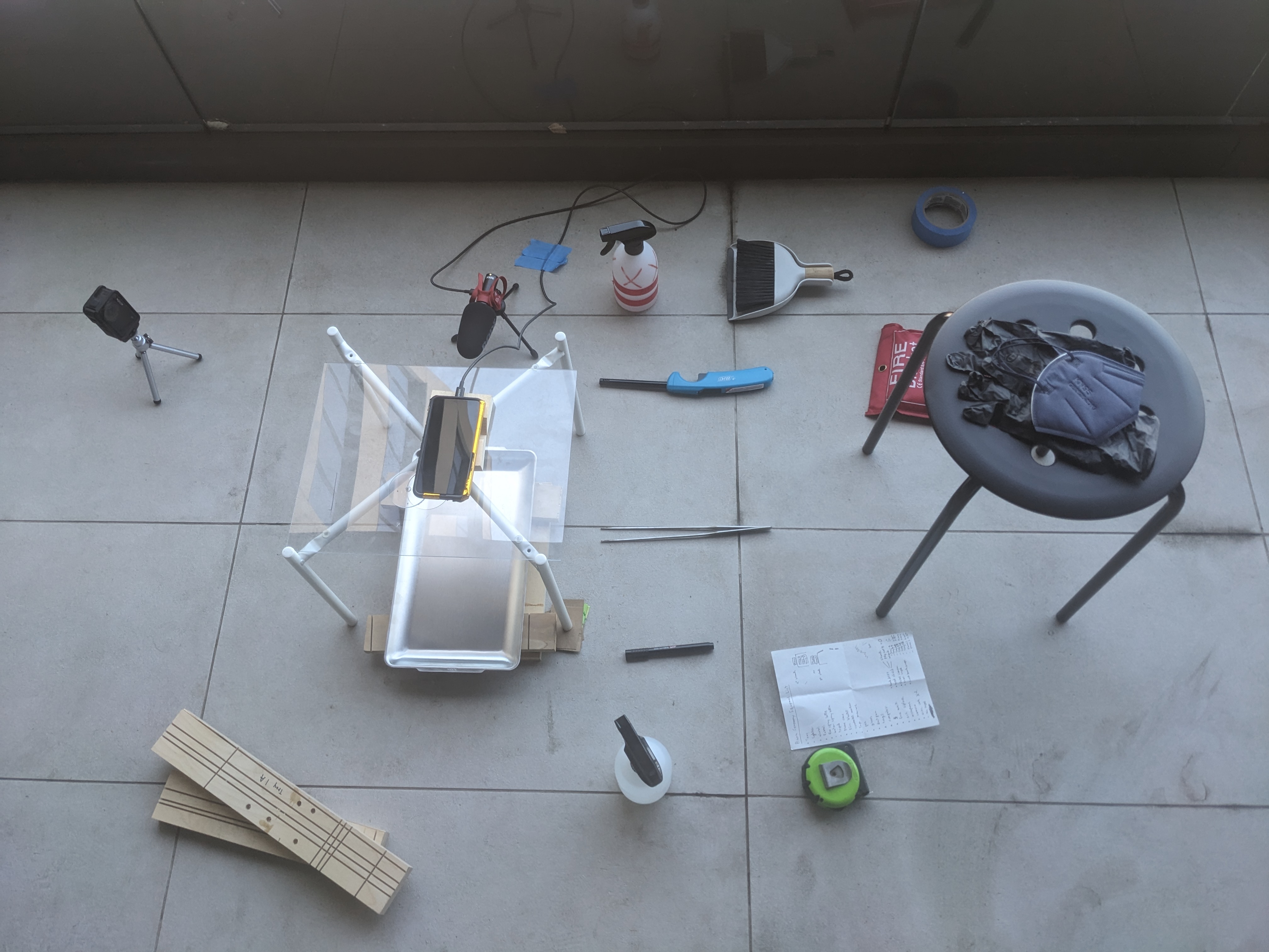 The final burn setup