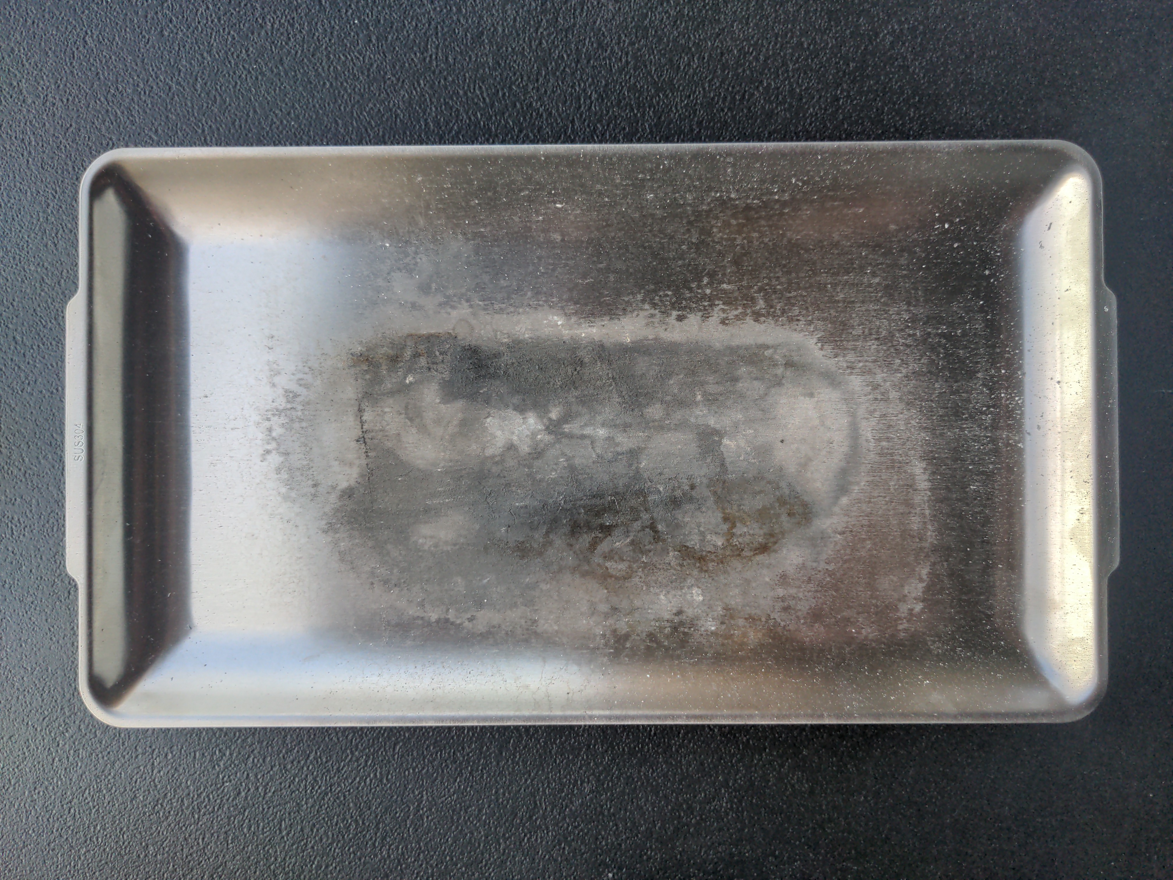 The burn tray after 41 burns